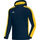 Hooded jacket Striker navy/yellow Front View